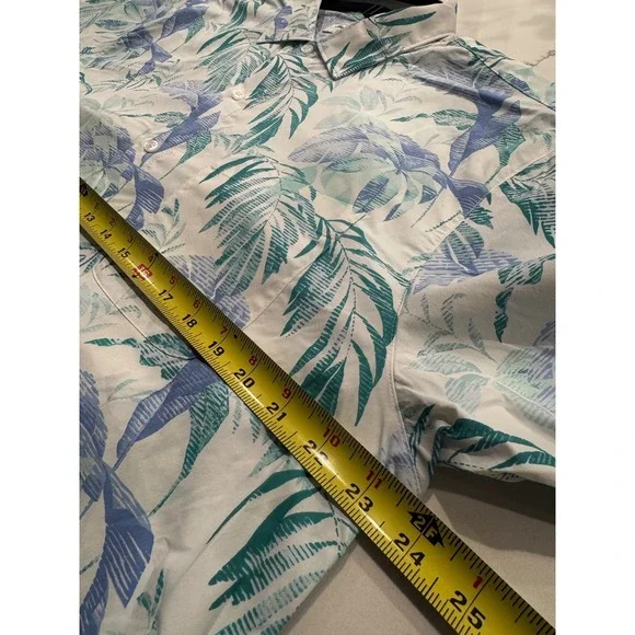Tommy Bahama The Siesta Key Mens Large Tropical Palm Print Long Sleeve Shirt L - Picture 8 of 8